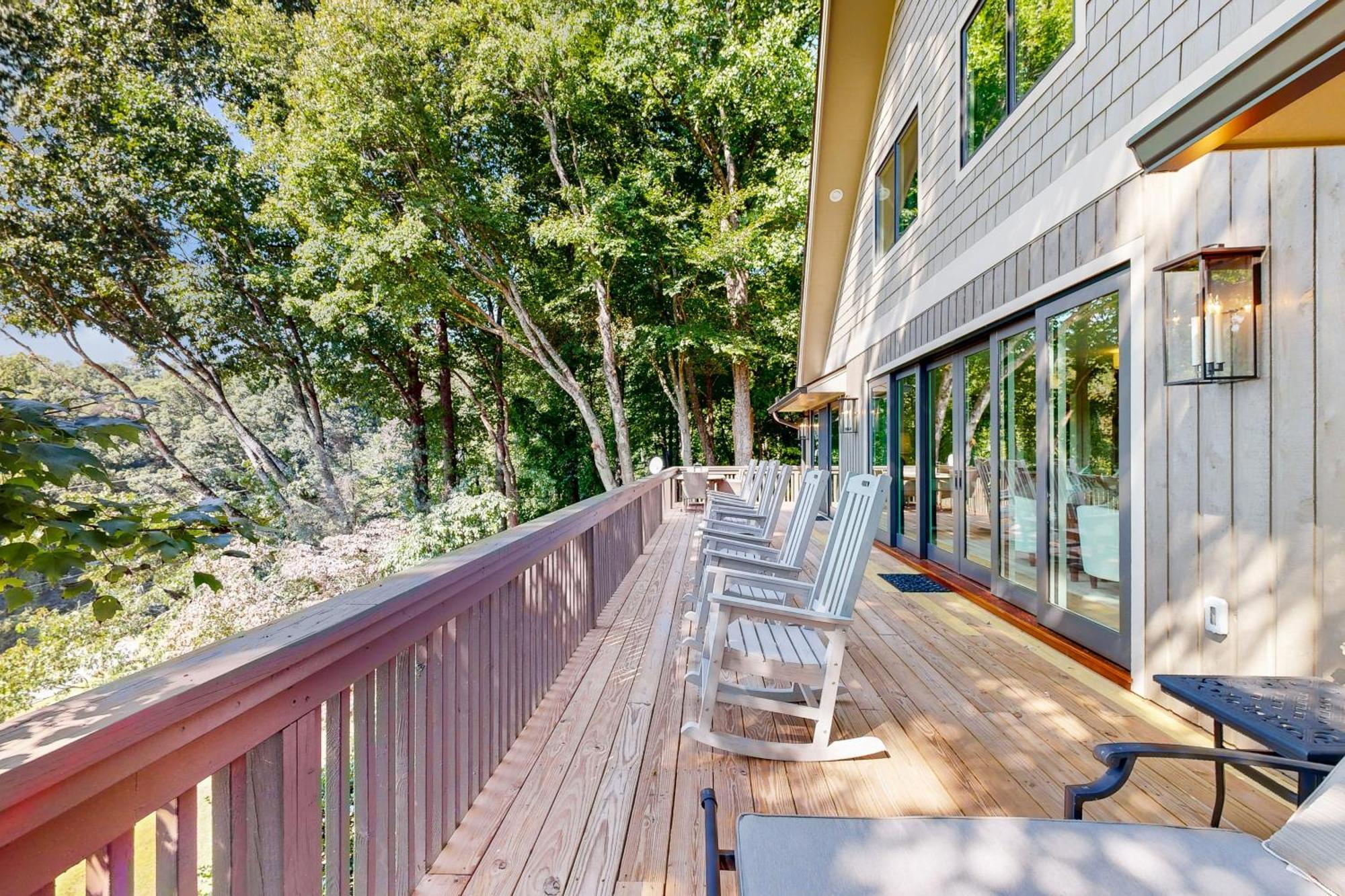 Valley View Lodge At Camp Rockmont Black Mountain Bagian luar foto